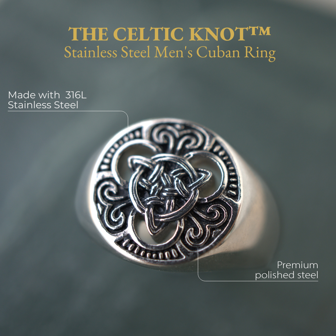 Celtic Knot™ Stainless Steel Men's Ring