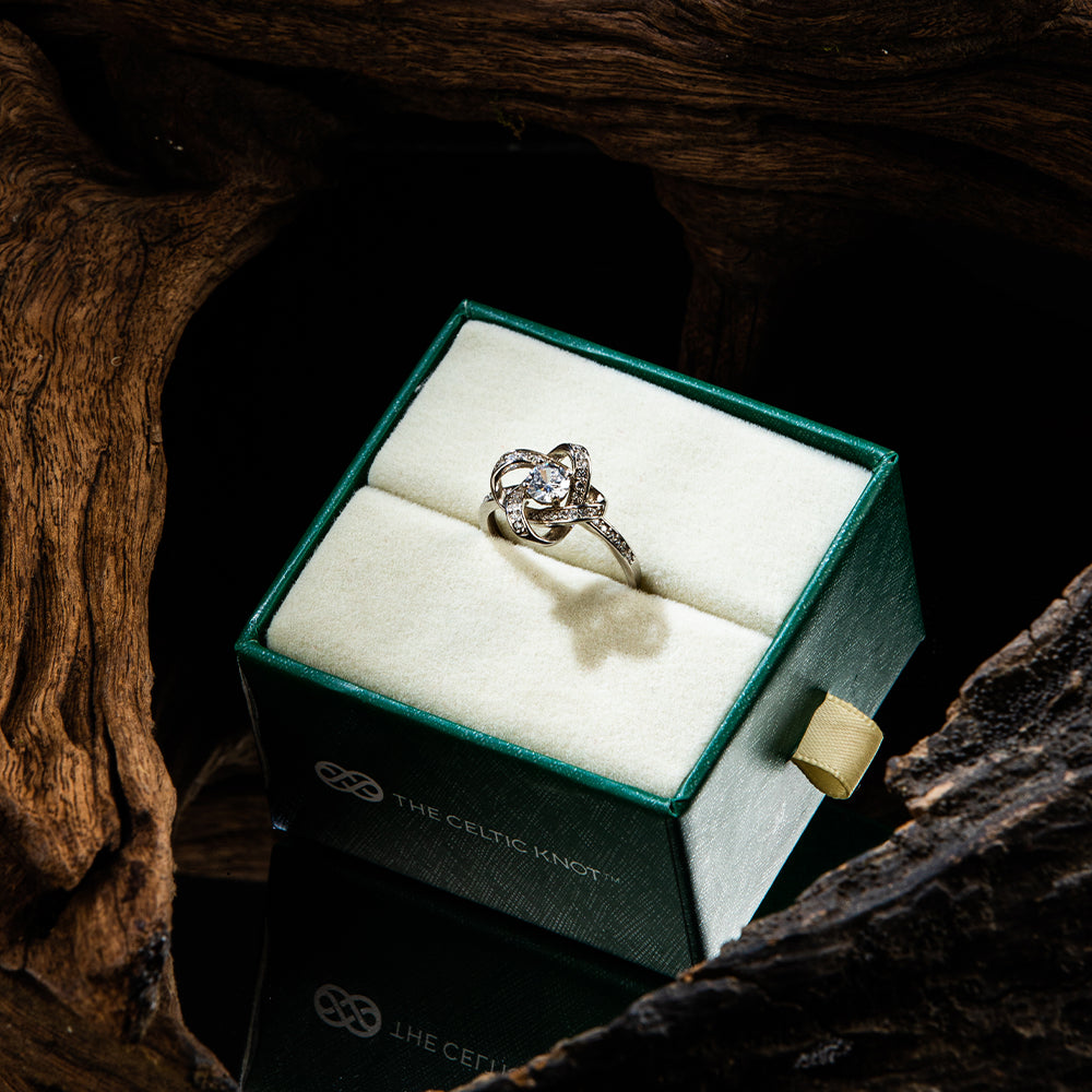 Celtic Knot™ 18K White Gold Ring