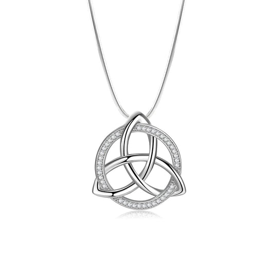 Timeless Triquetra™ 18K White Gold Pendant