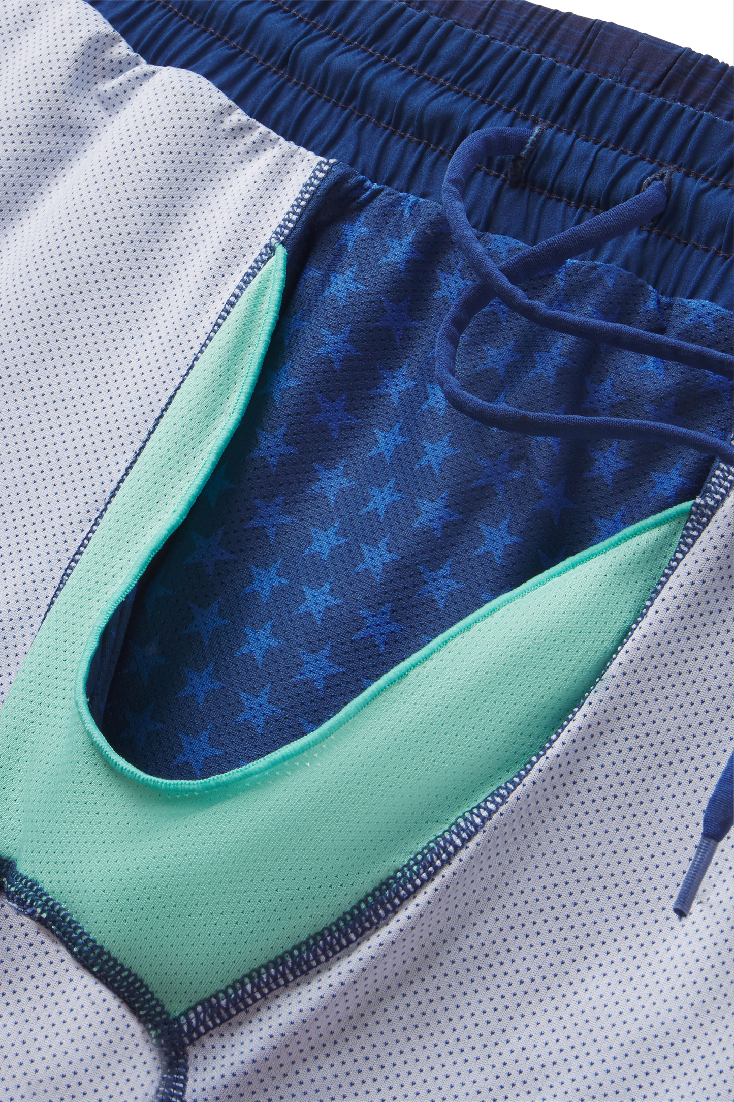 The Cardio King | Navy Space Dye Ball Hammock® 7 Inch Athletic Shorts