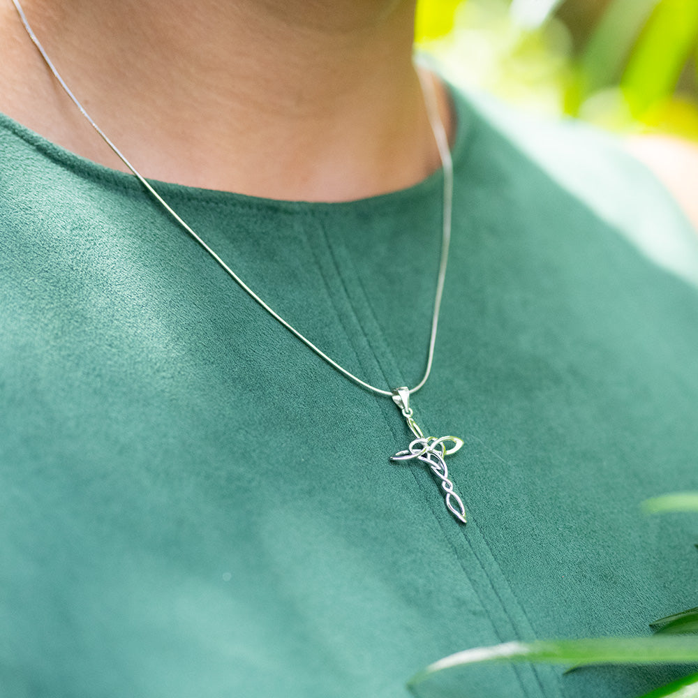 Celtic Heart™ 18K White Gold Pendant