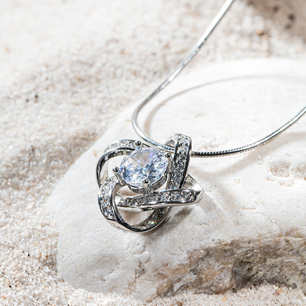 Celtic Knot™ 18K White Gold Pendant