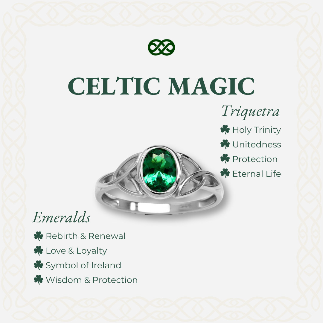 Celtic Magic™ 18K White Gold Ring