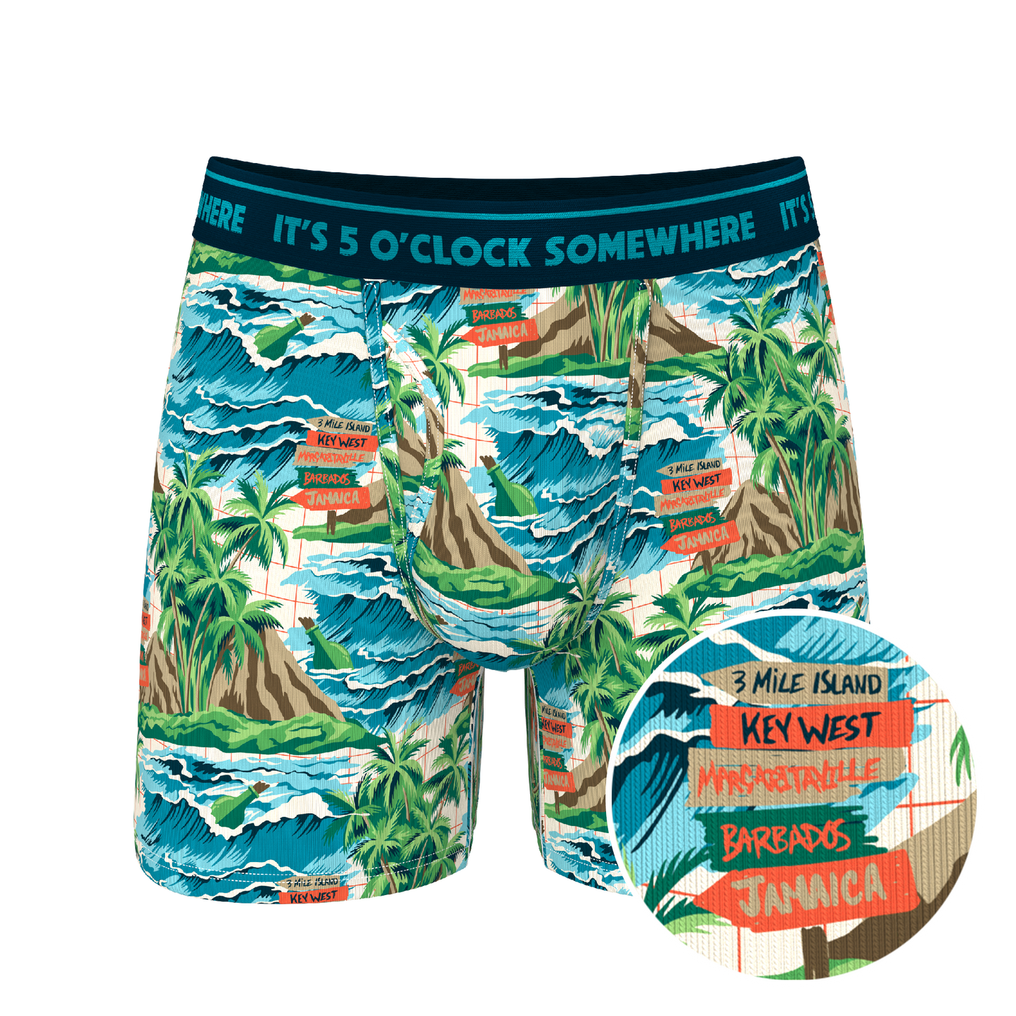 The Changes In Latitudes | Shinesty x Margaritaville Ball Hammock® Pouch Underwear With Fly
