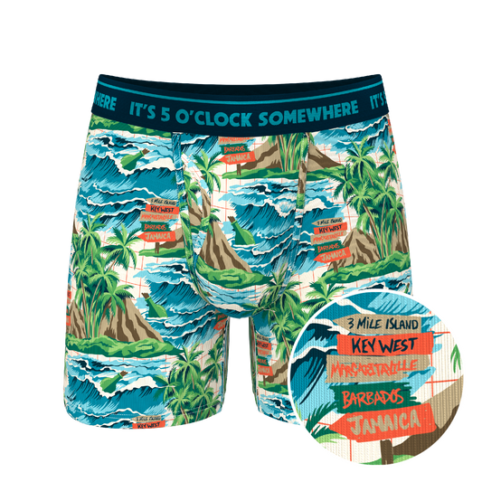 The Changes In Latitudes | Shinesty x Margaritaville Ball Hammock® Pouch Underwear With Fly