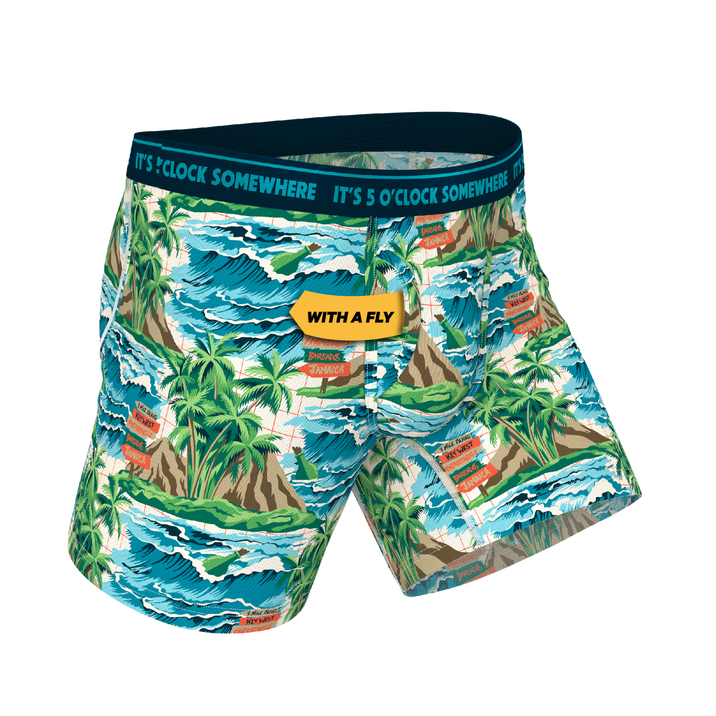 The Changes In Latitudes | Shinesty x Margaritaville Ball Hammock® Pouch Underwear With Fly
