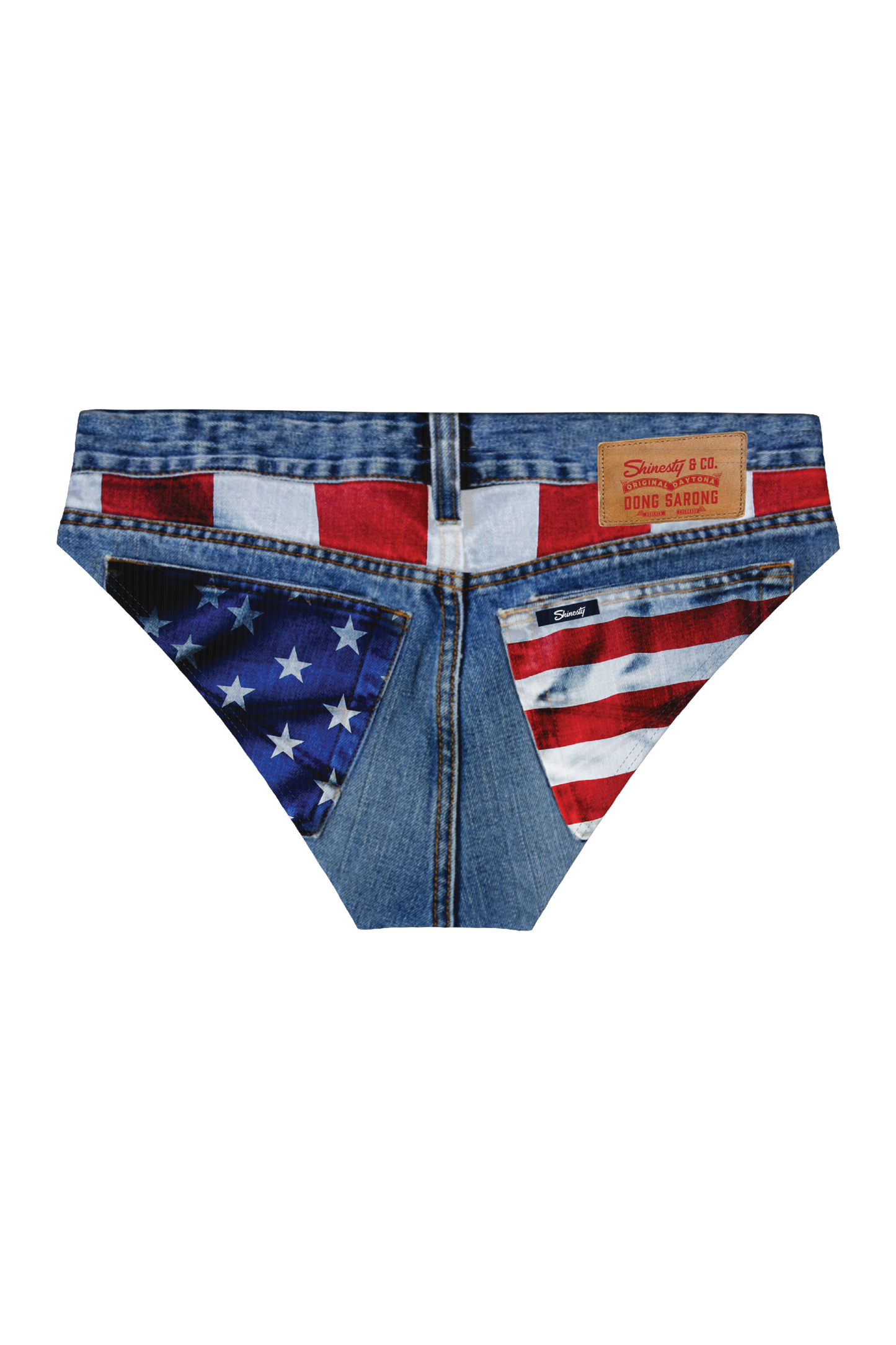 The Chattahoochee Daddy | USA Denim Print Ball Hammock® Pouch Swim Briefs