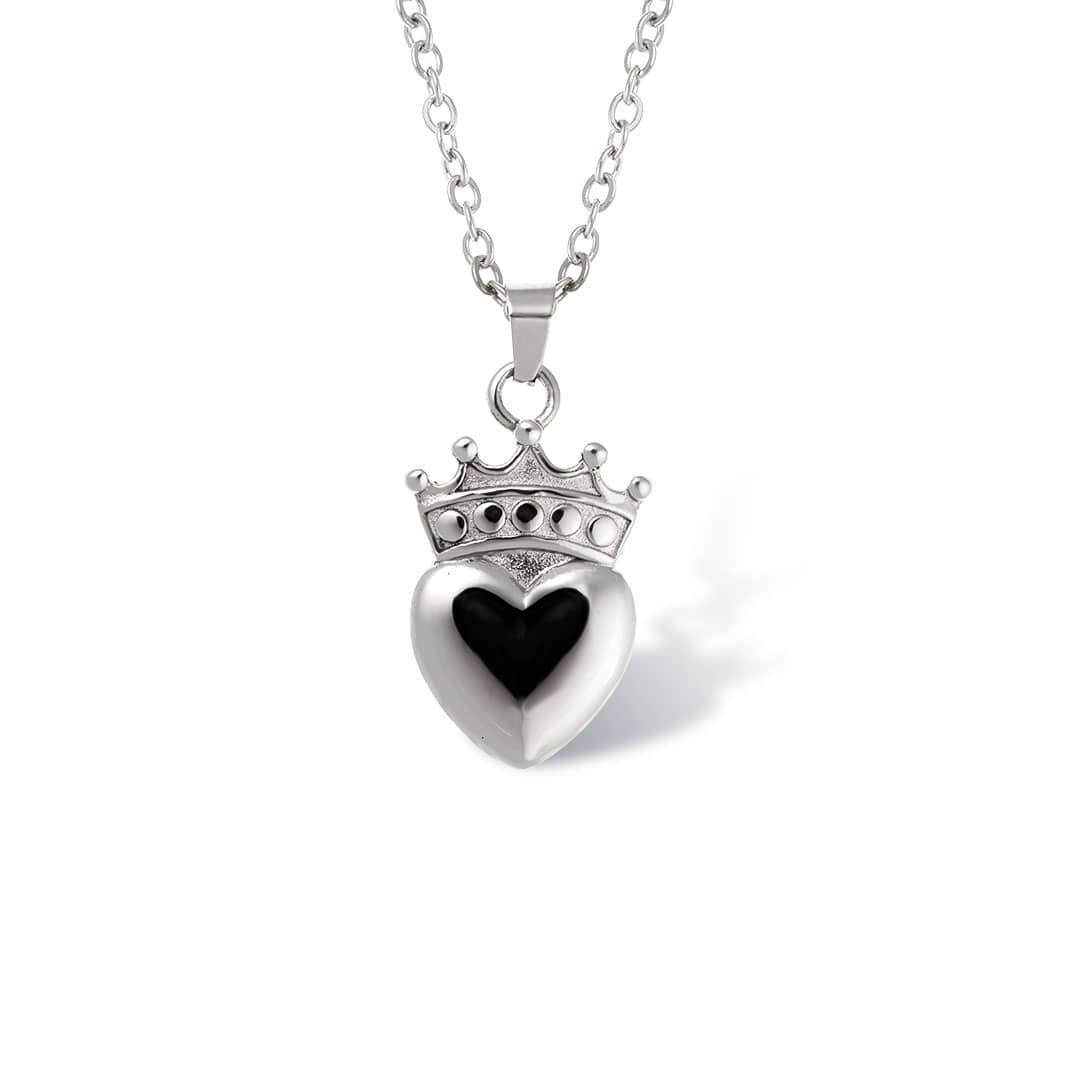 Claddagh Heart™ Stainless Steel Charm Necklace