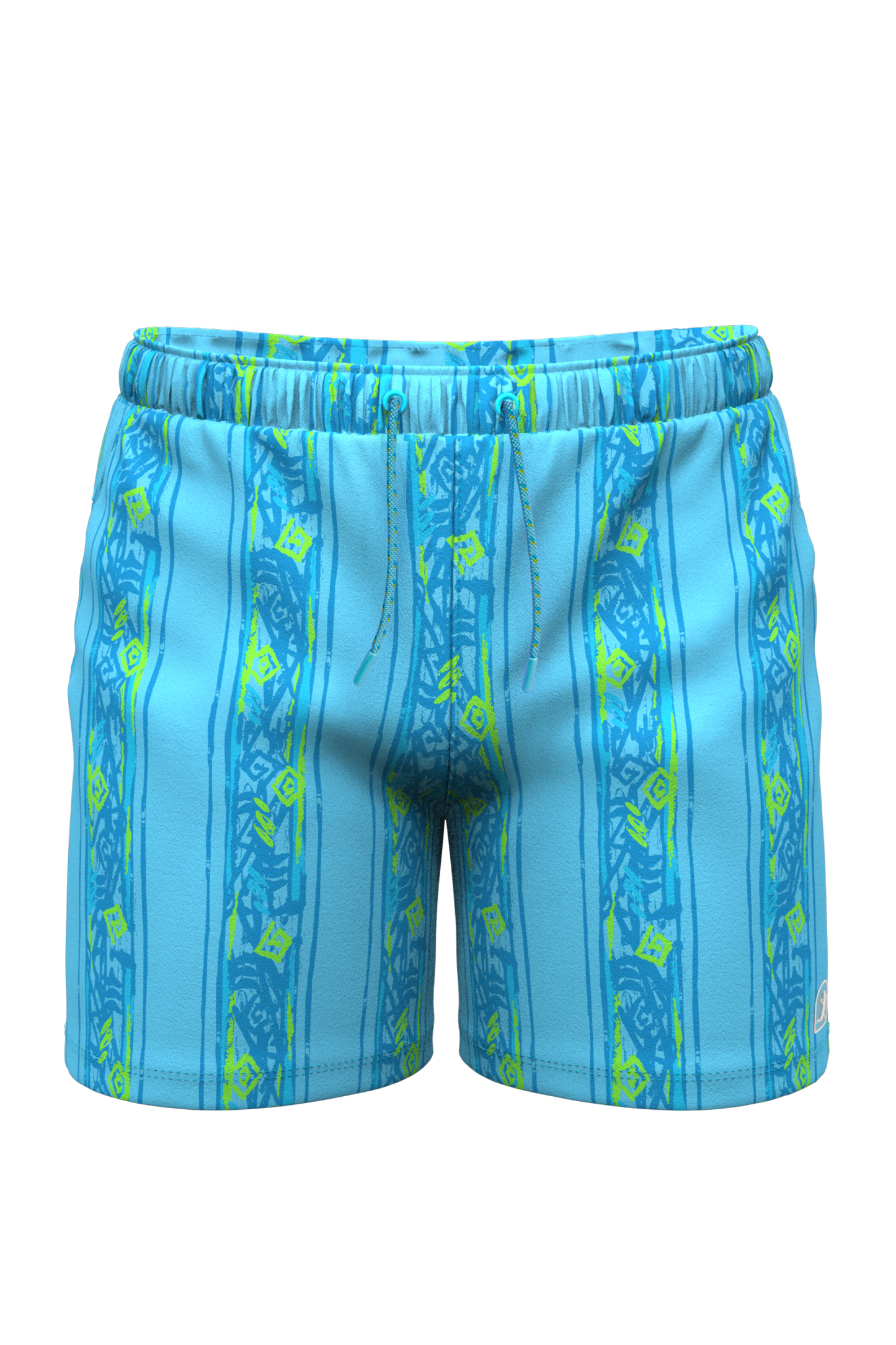 The Conch Shell | Light Blue Retro Ball Hammock® Pouch 5" Swim Trunks