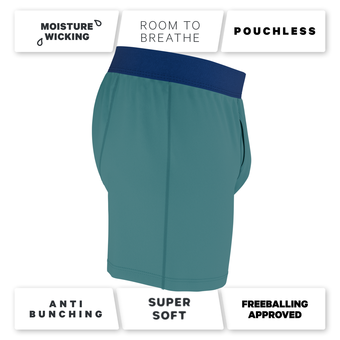 The Curacao | Teal Boxers