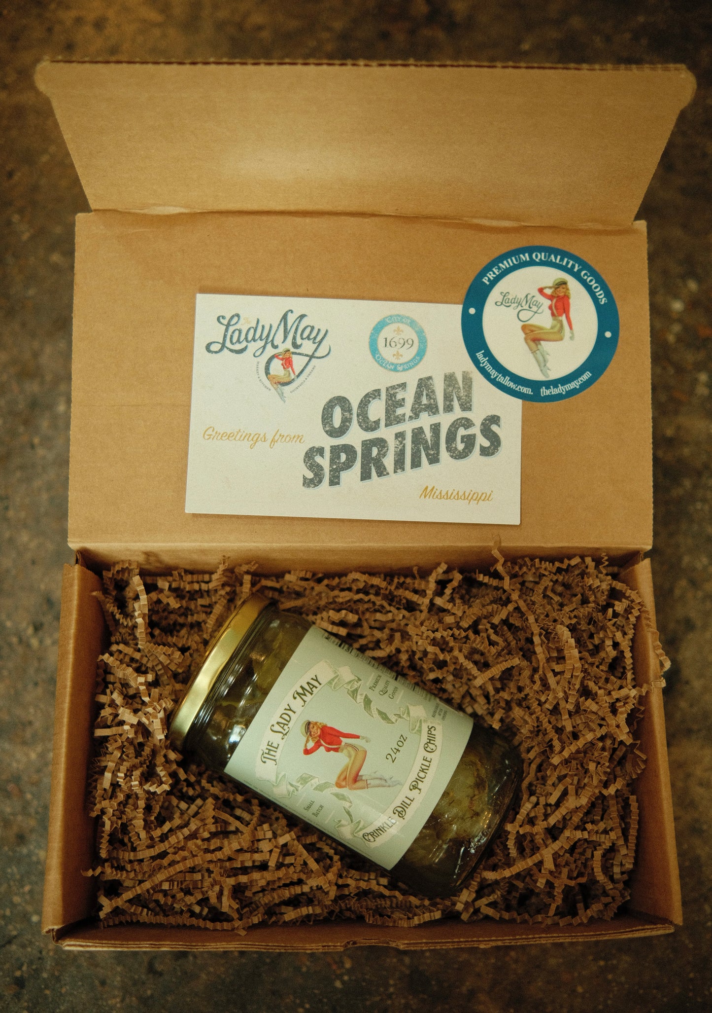 The Lady May Crinkle Dill Pickle Chips - Small Batch Southern Pickles