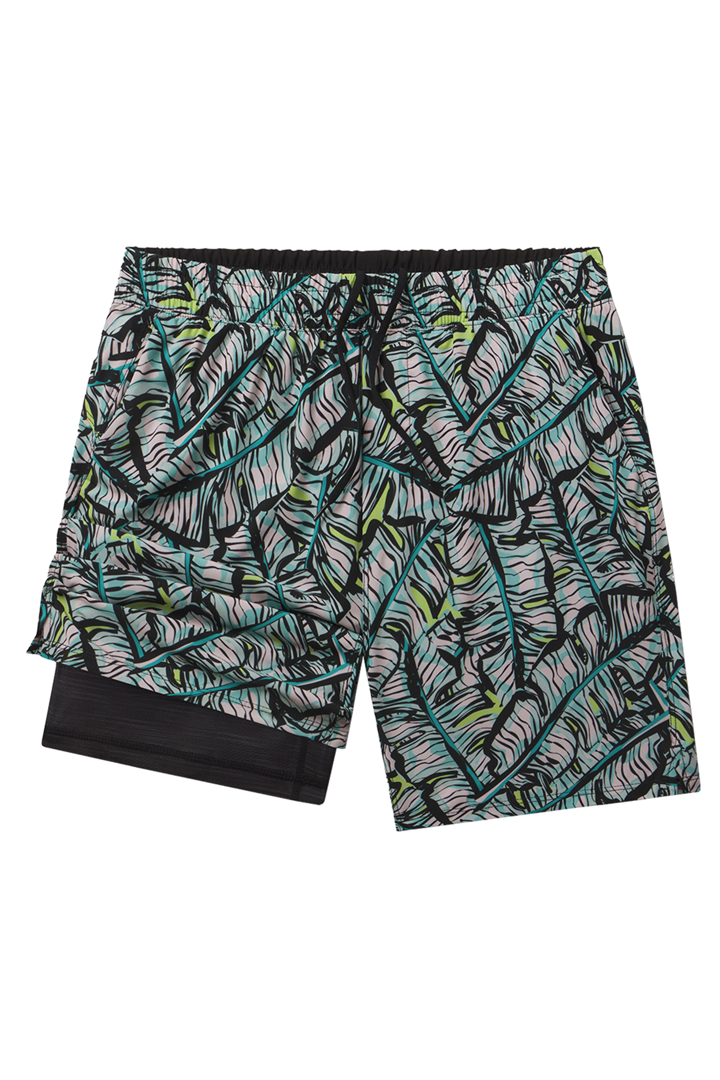 The Easy Breezy | Blue Tropical Ball Hammock® 7 Inch Athletic Shorts