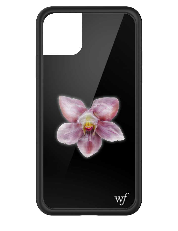 Orchid | Black iPhone Case