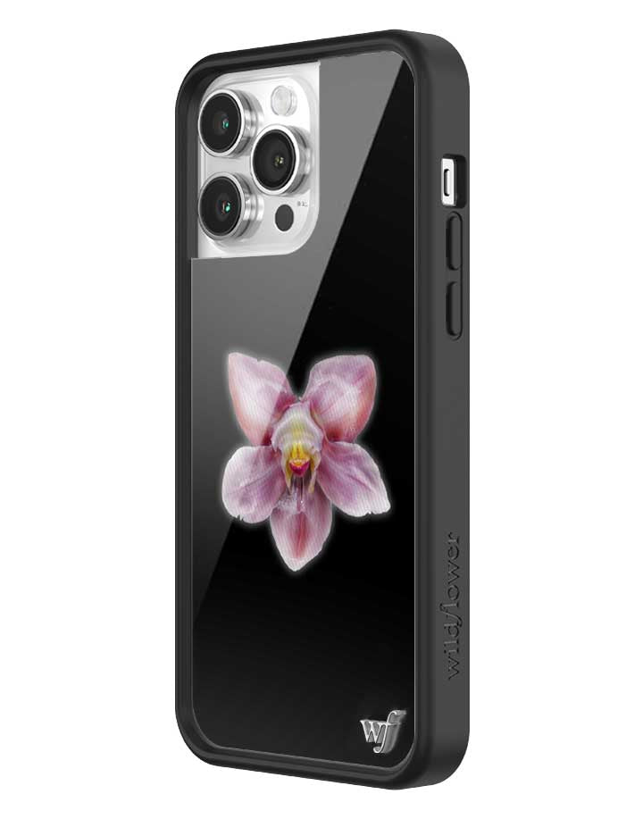 Orchid | Black iPhone Case