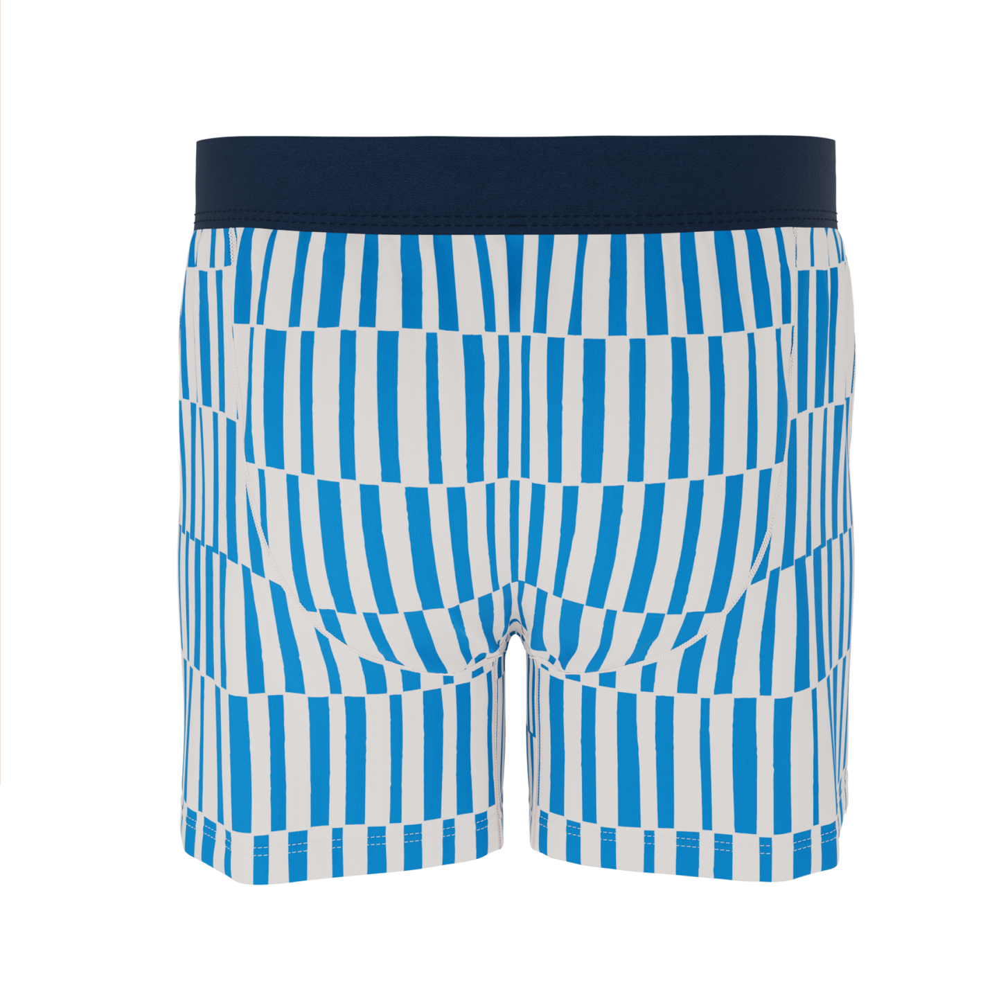 The Hamptons | Blue Mosaic Stripe Boxers