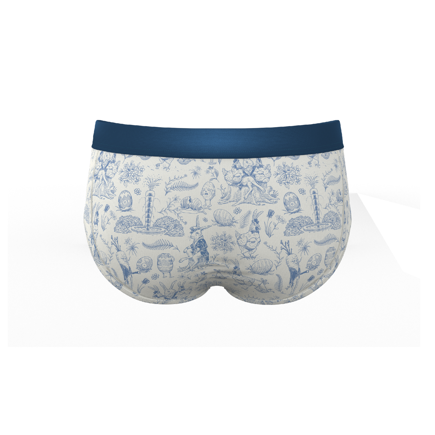 The Hot Cottontail | Easter Toile Ball Hammock® Pouch Underwear Briefs