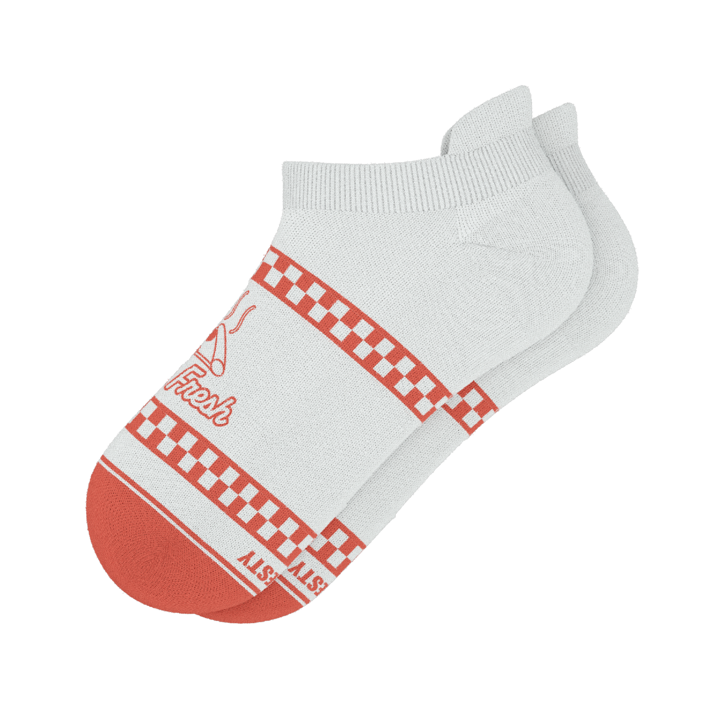 The Hot & Fresh | Pizza Box Heel Hammock™ Ankle Socks