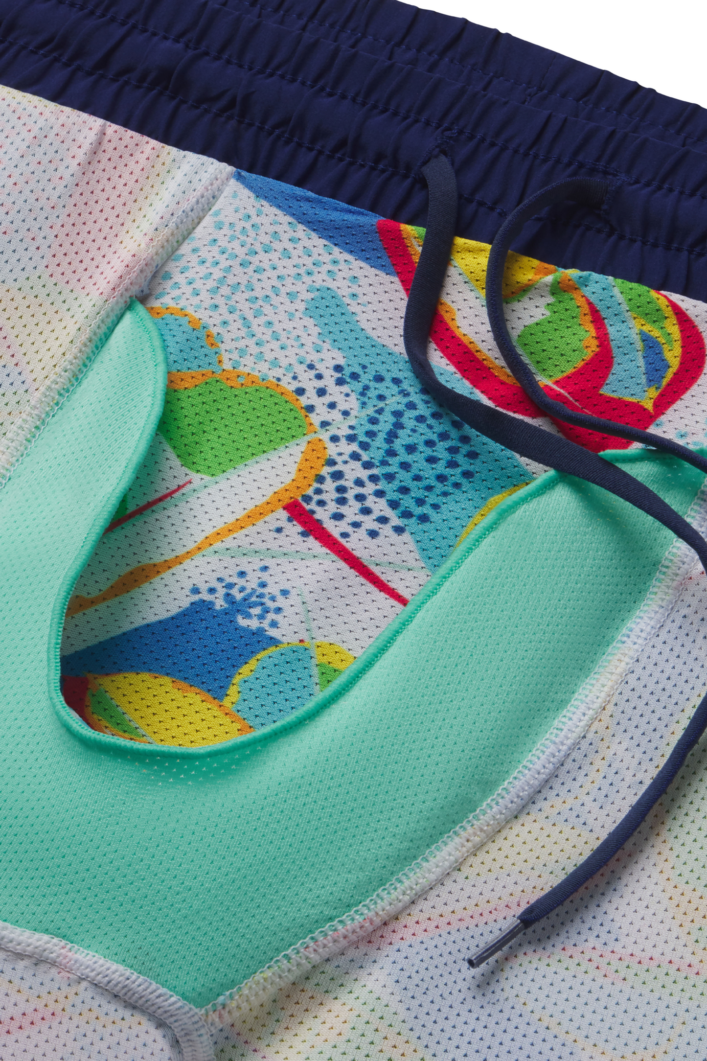 The Hot in Havana | Tropical Navy Ball Hammock® 7 Inch Athletic Shorts