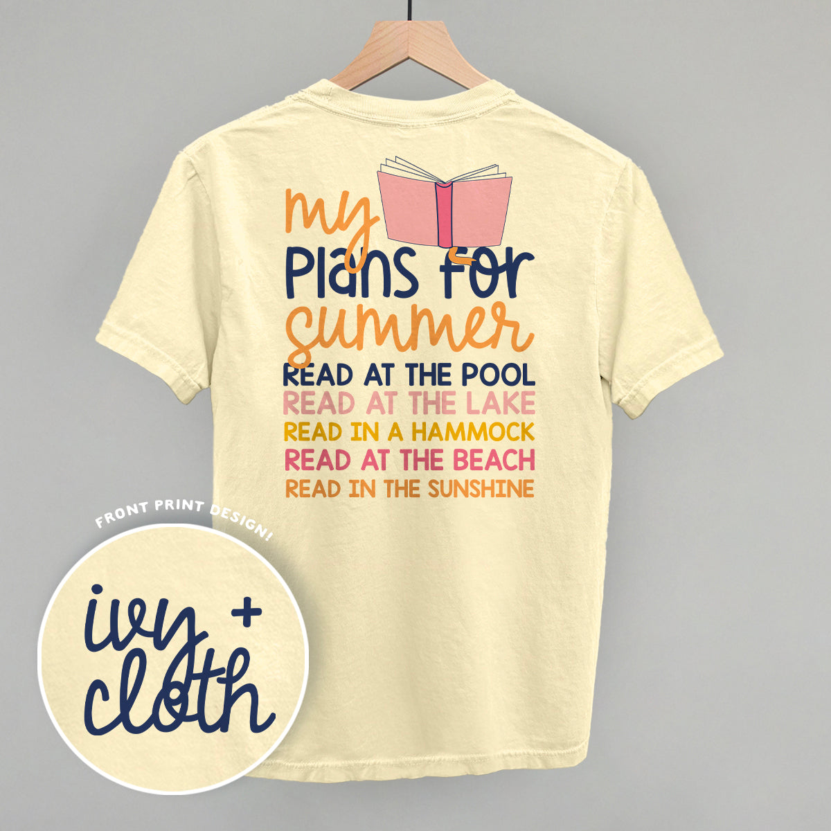 My Reading Plans For Summer (Back Print)