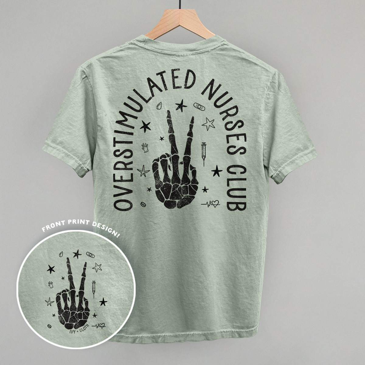 Overstimulated Nurses Club (Back Print)