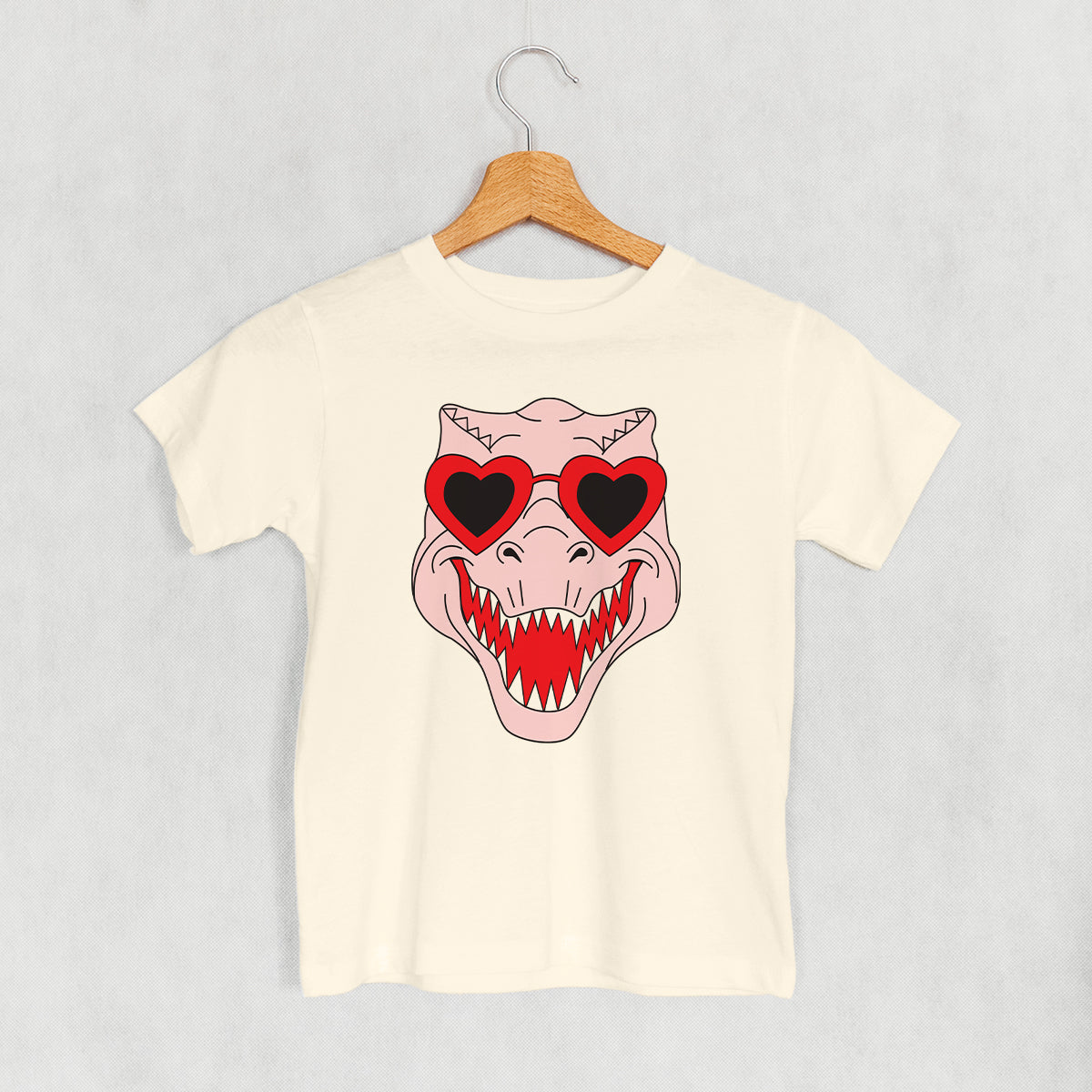 Dino Heart Glasses (Pink) (Kids)