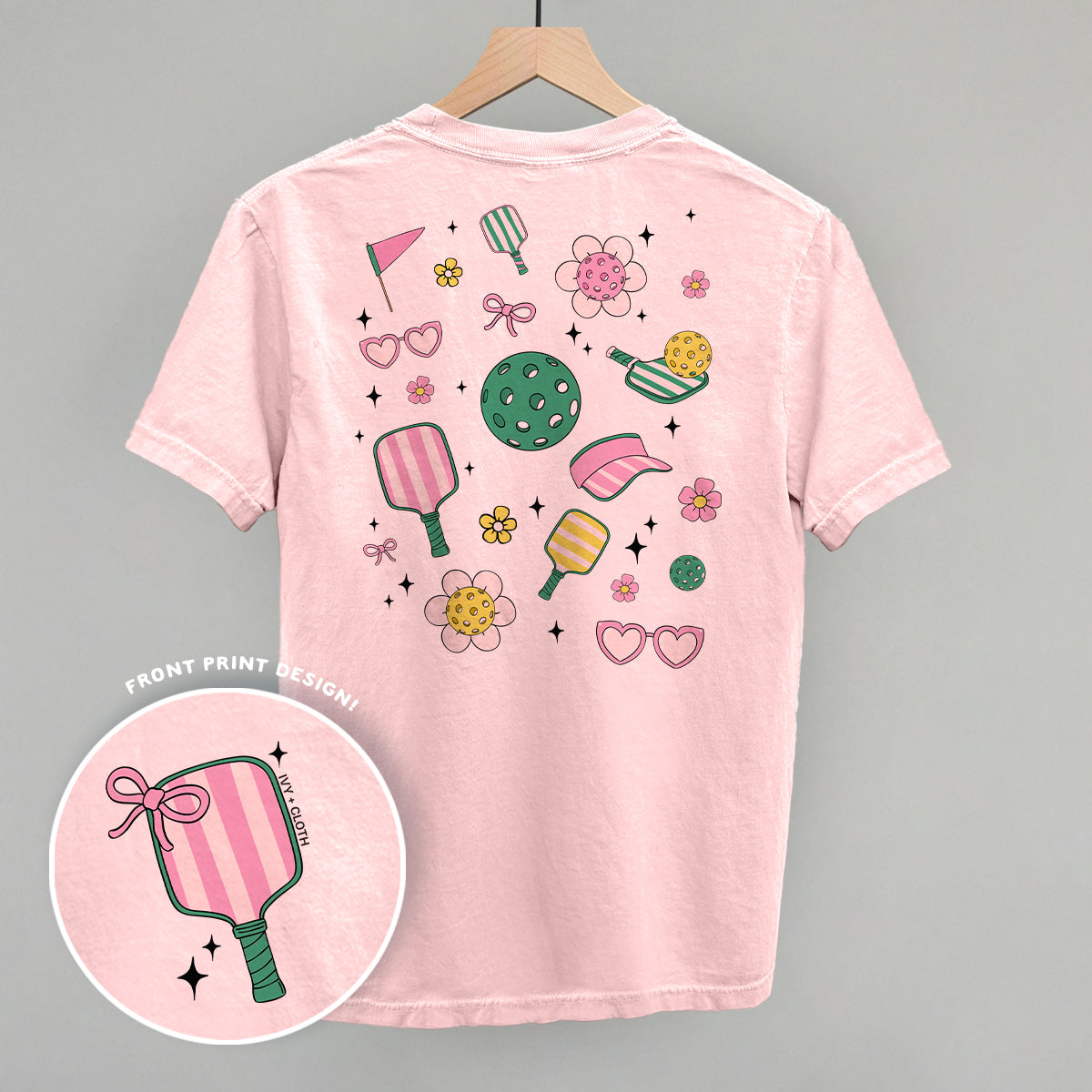 Pickleball Retro Doodles (Back Print)