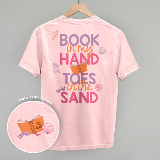 Book In My Hand, Toes In The Sand (Back Print)