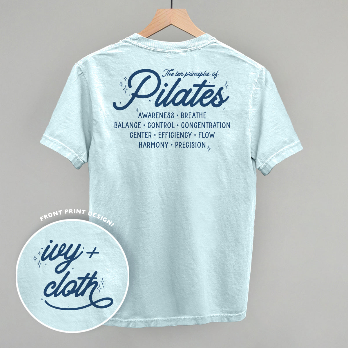 The 10 Principles Of Pilates (Back Print)