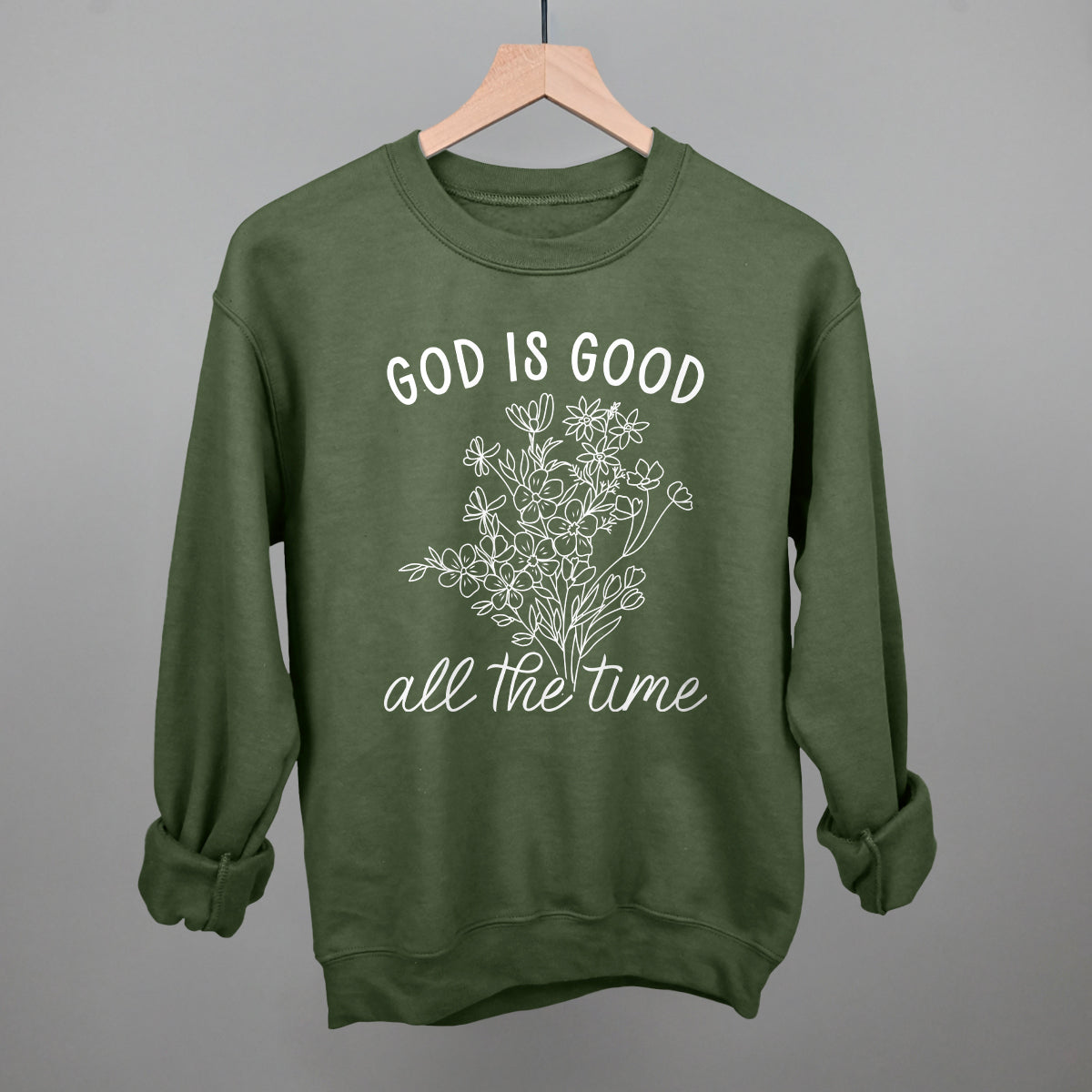 God Is Good All The Time Floral