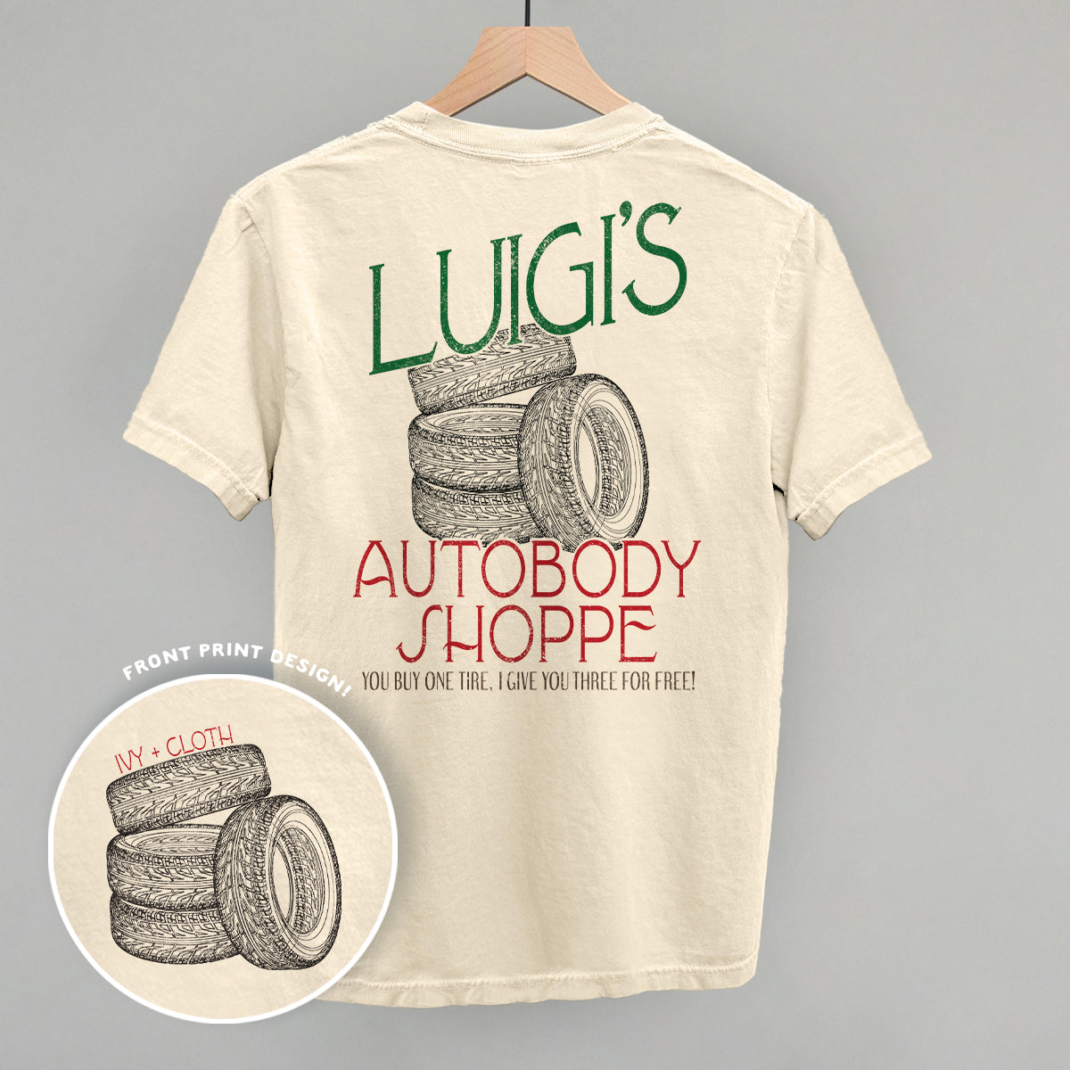 Luigi's Autobody Shoppe (Back Print)