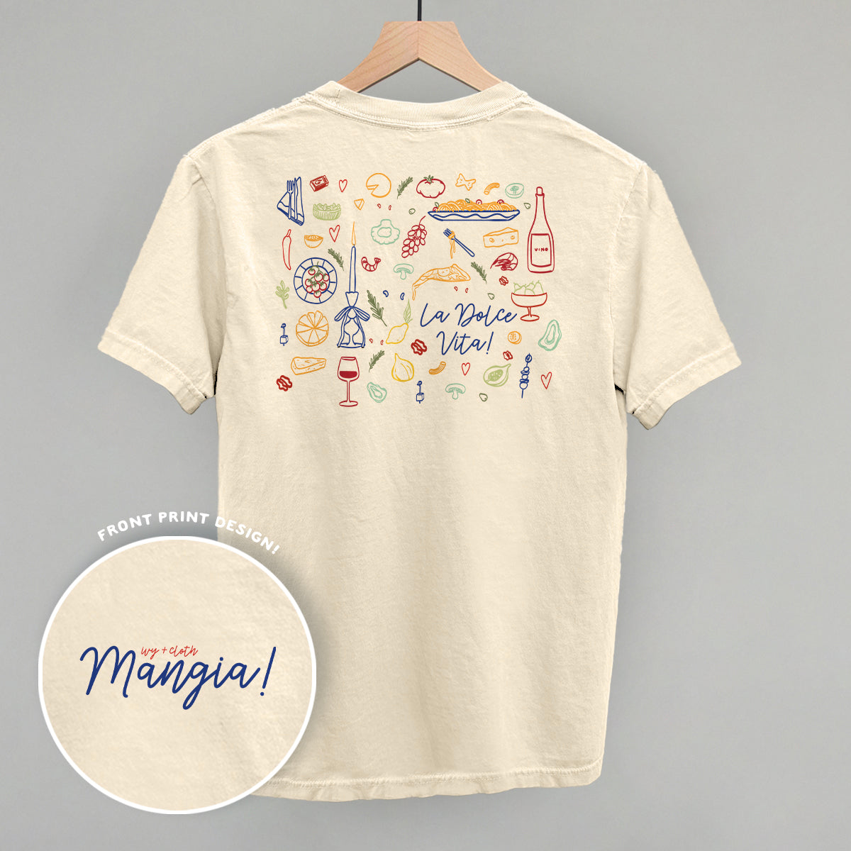 Italian Doodles (Back Print)