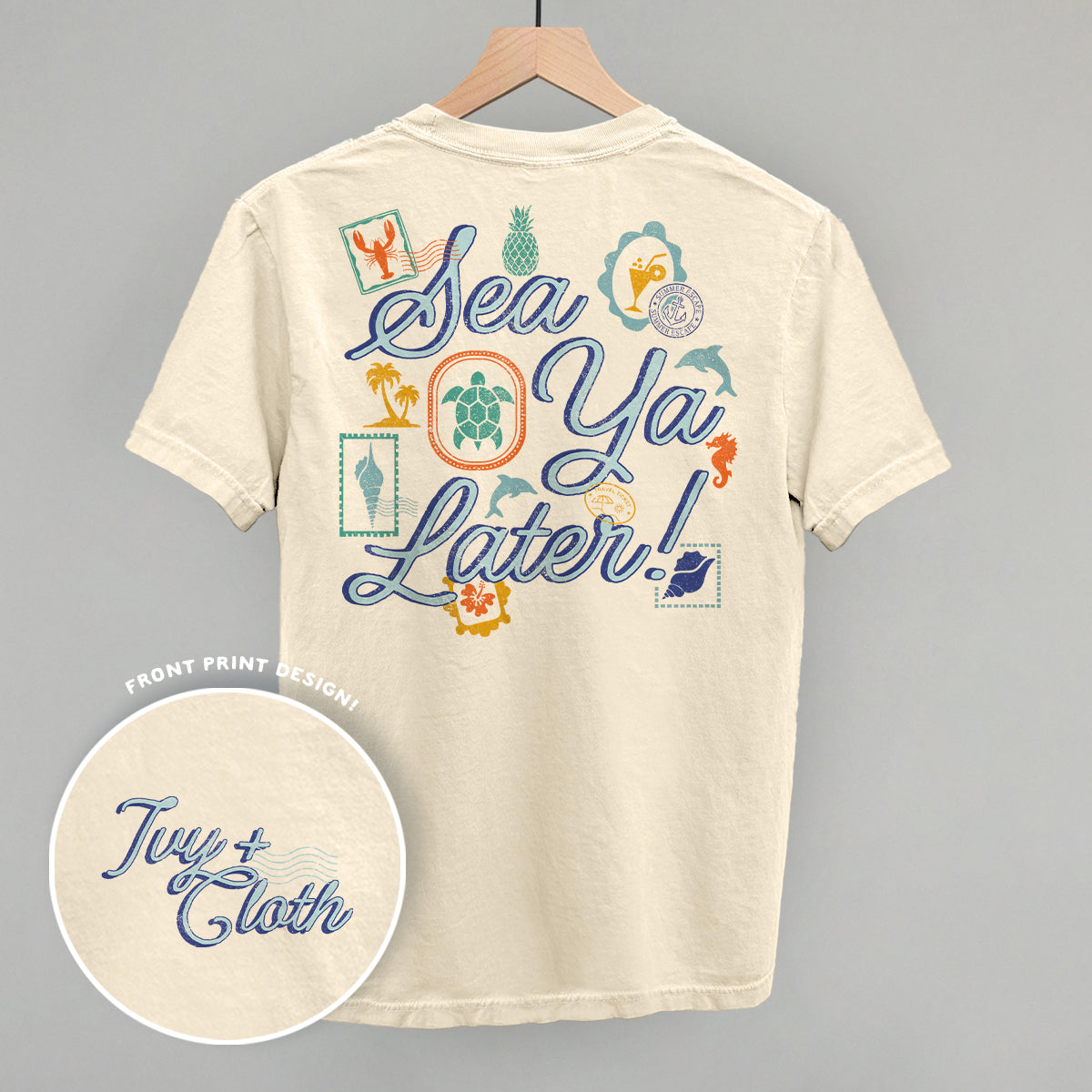 Sea Ya Later Stamps (Back Print)