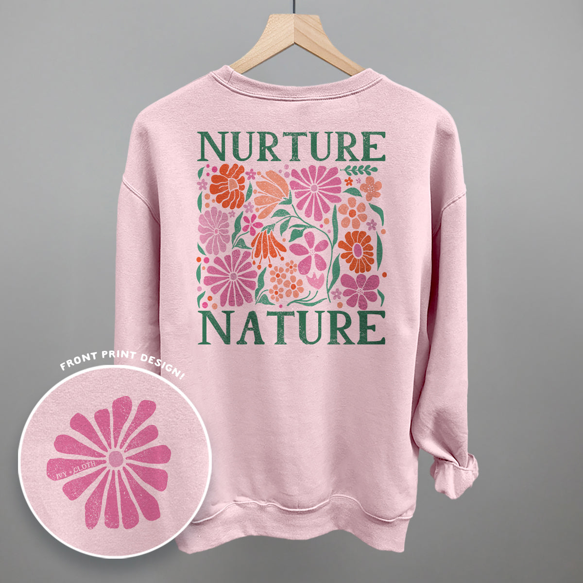 Nurture Nature Abstract (Back Print)