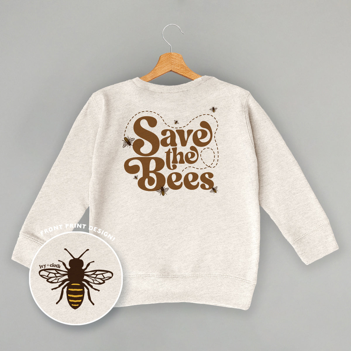 Save The Bees (Kids Back Print)