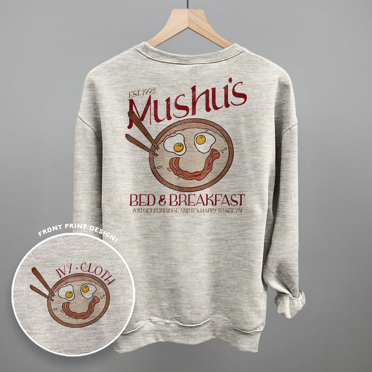 Mushu's Bed & Breakfast (Back Print)