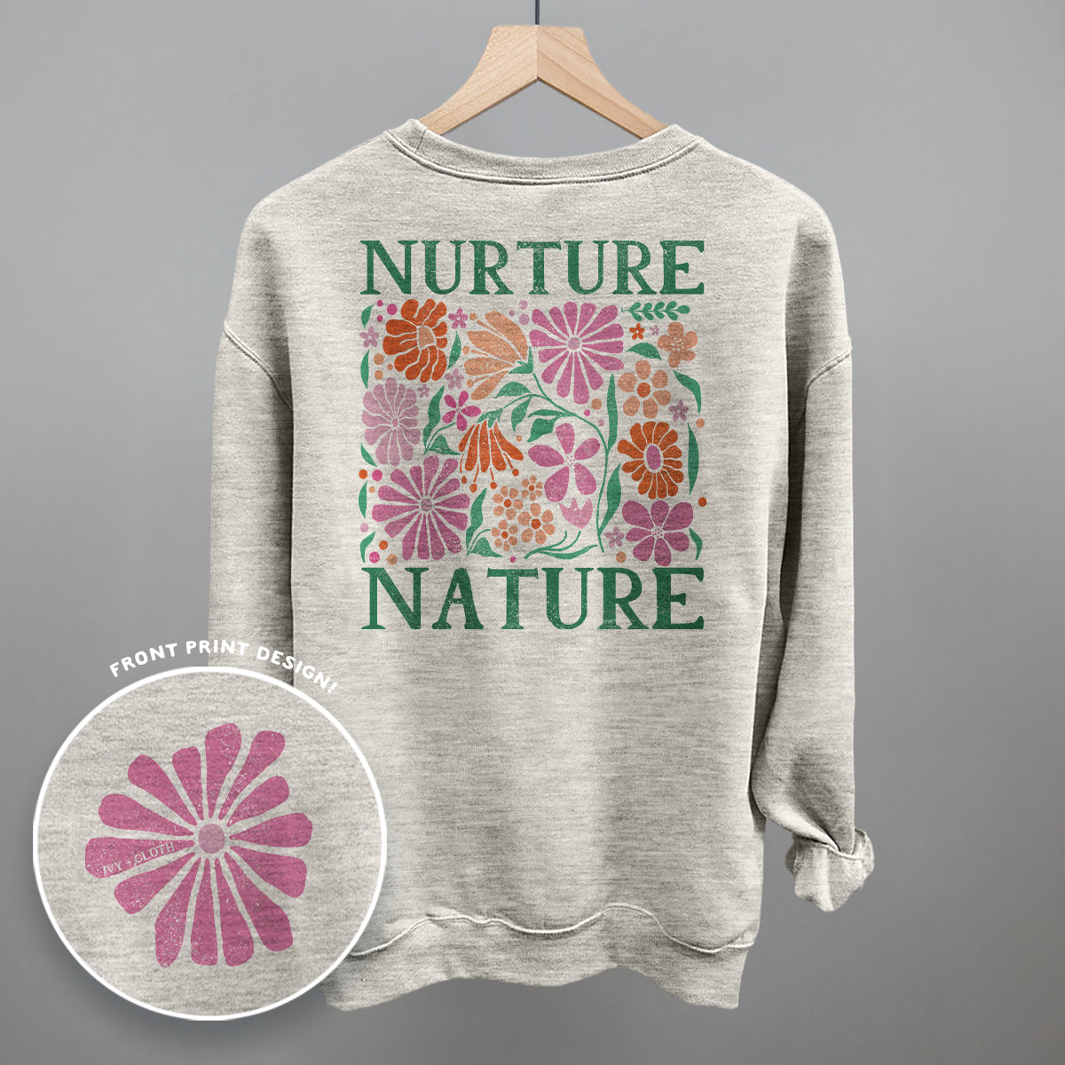 Nurture Nature Abstract (Back Print)