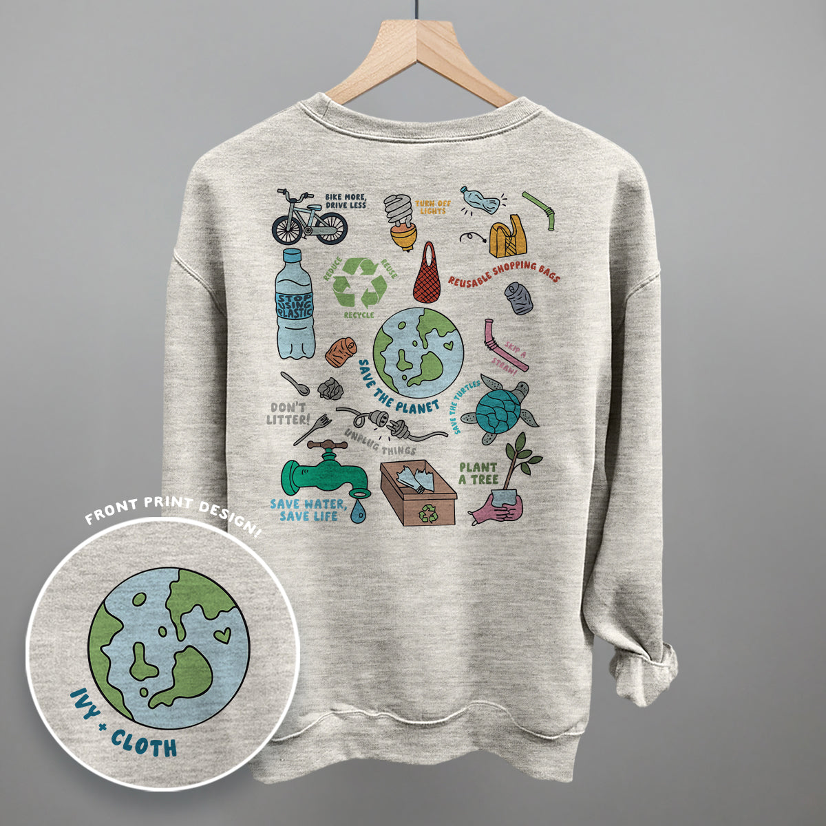 Save The Planet Doodles (Back Print)