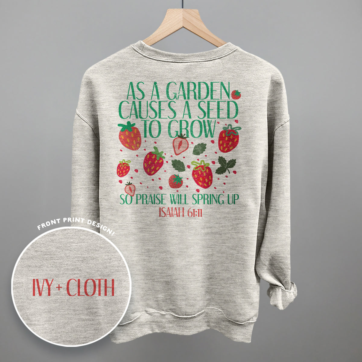 So Praise Will Spring Up (Back Print)