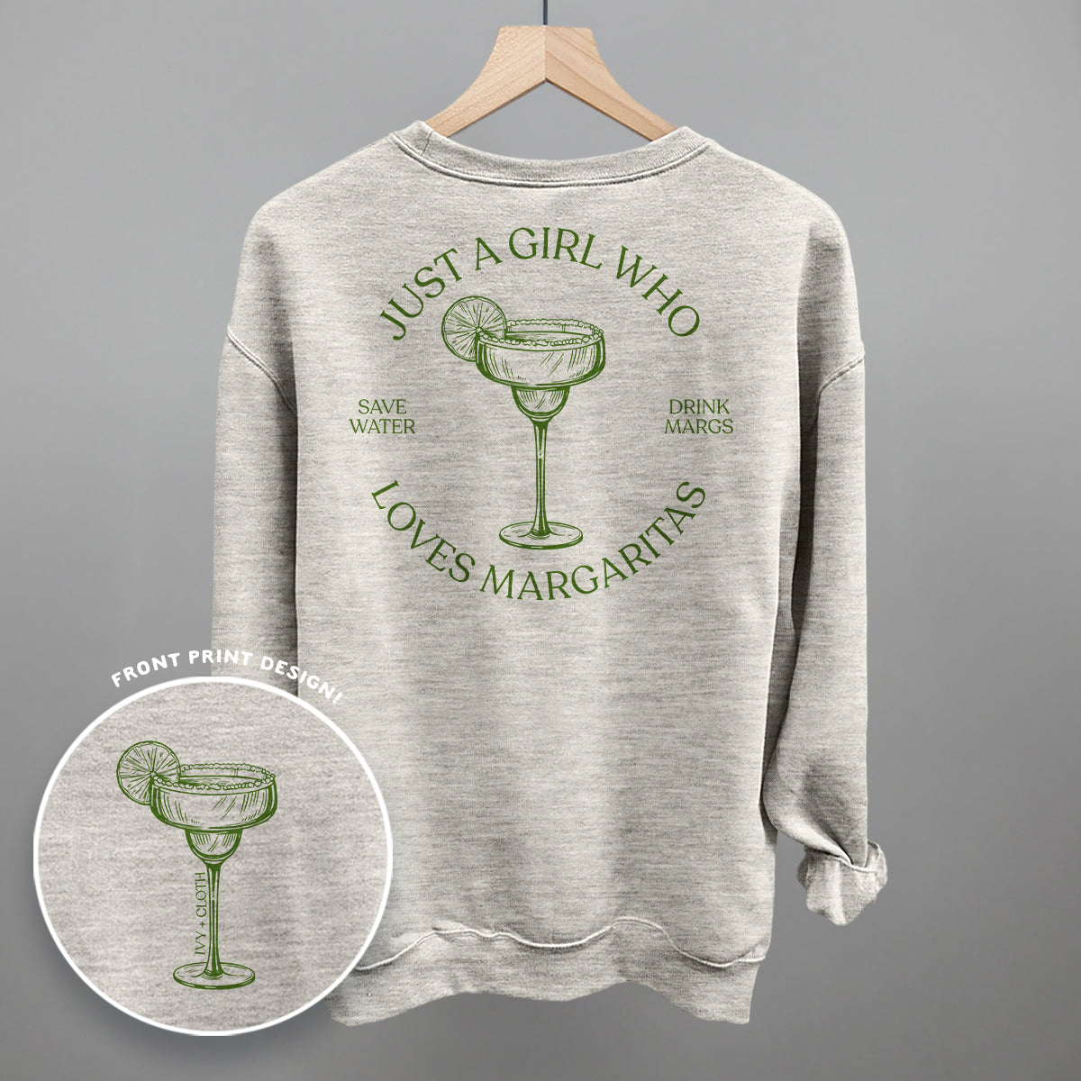 Just A Girl Who Loves Margaritas (Back Print)