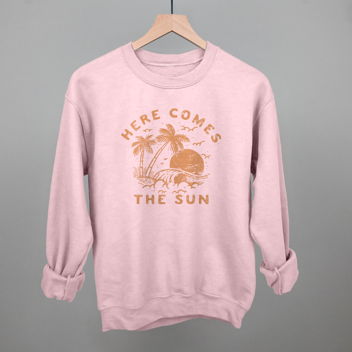 Here Comes The Sun Distressed