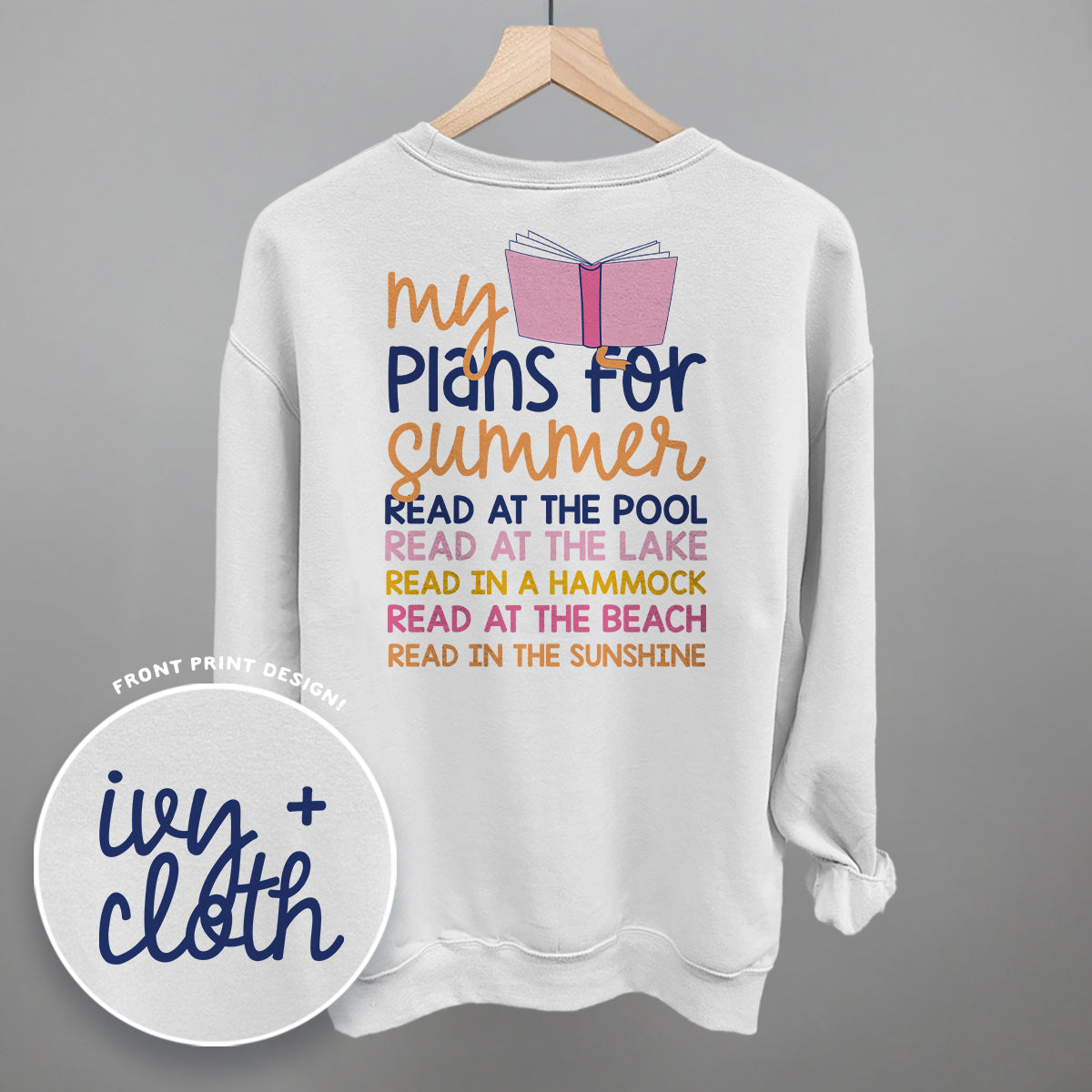 My Reading Plans For Summer (Back Print)