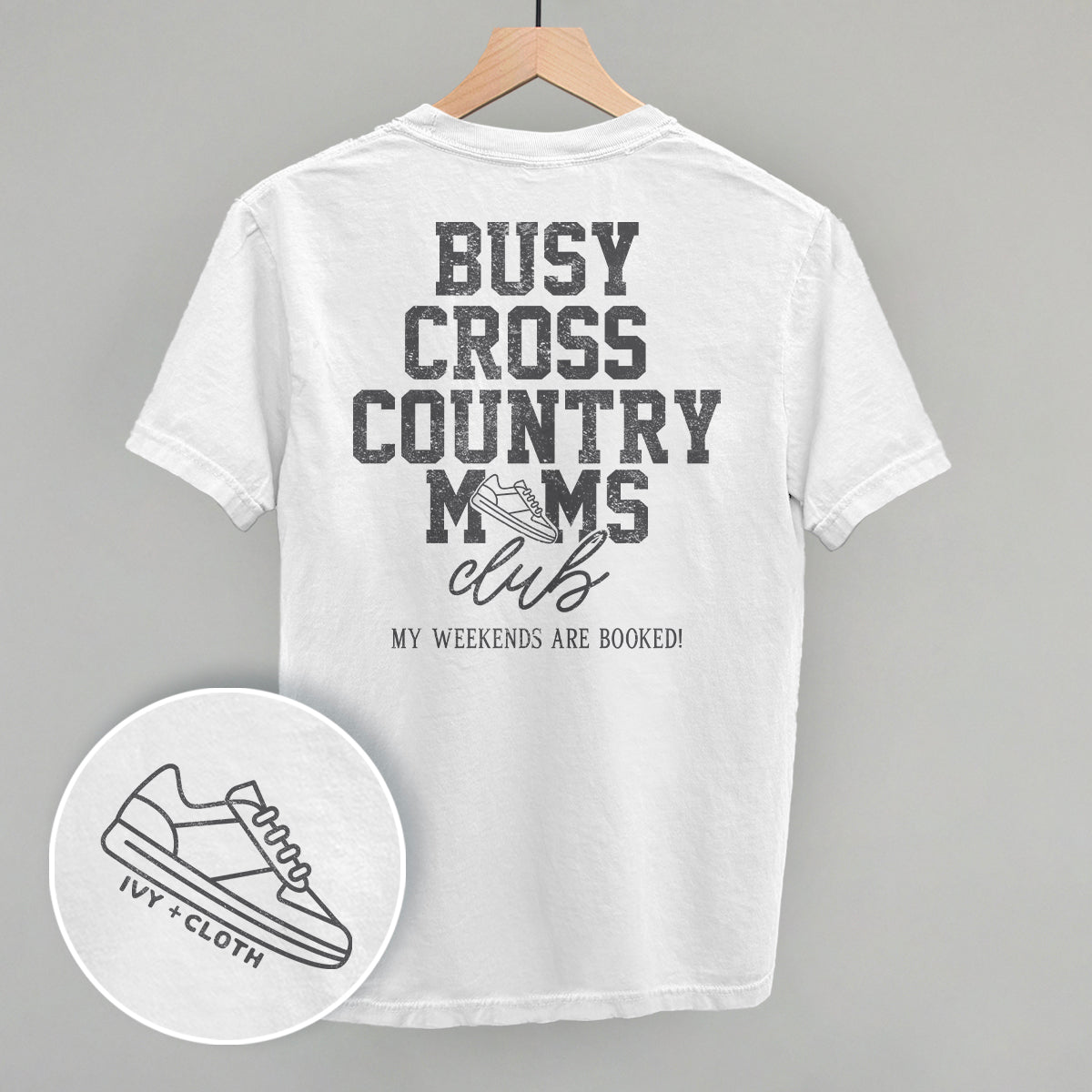 Busy Cross Country Moms Club (Back Print)