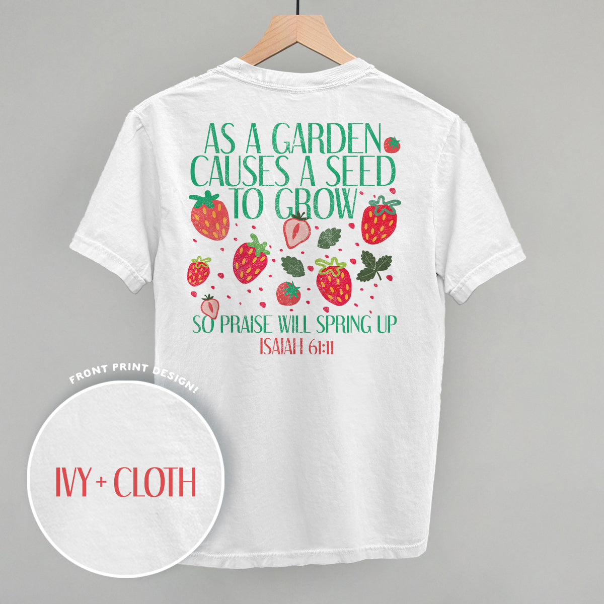 So Praise Will Spring Up (Back Print)