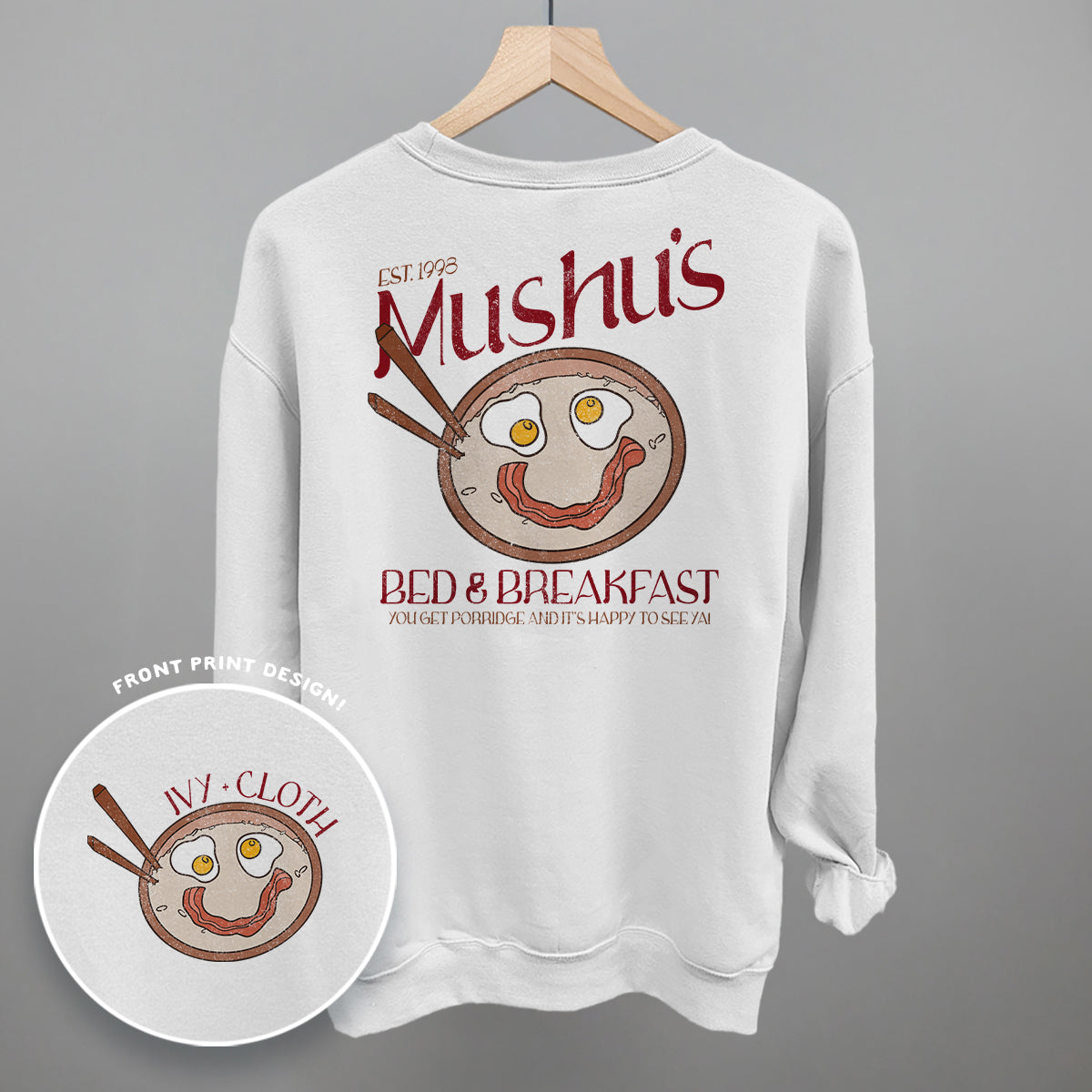 Mushu's Bed & Breakfast (Back Print)