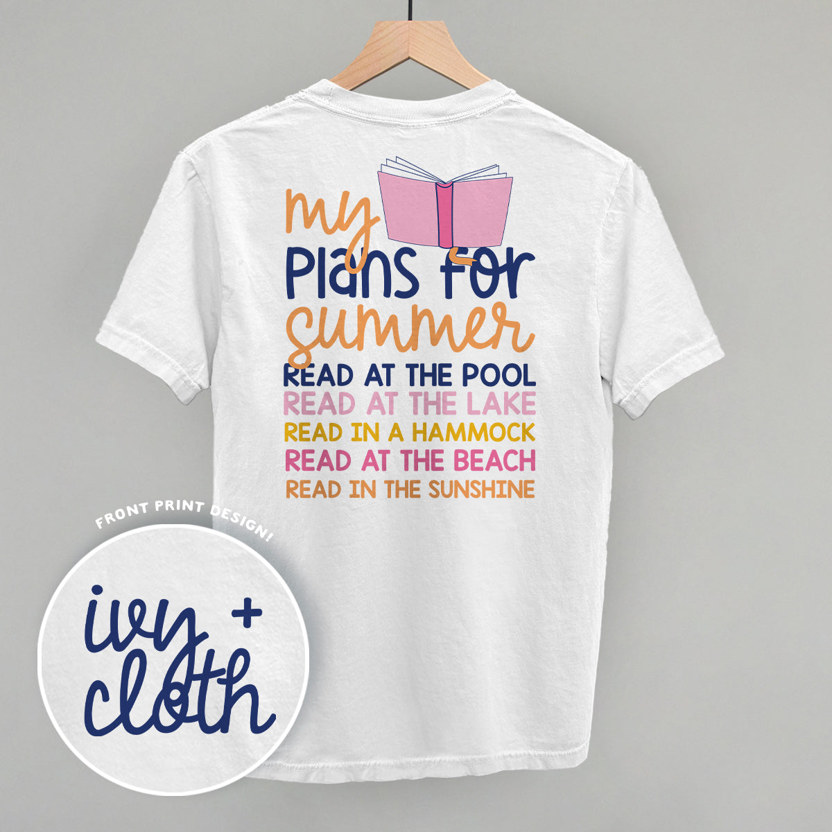 My Reading Plans For Summer (Back Print)