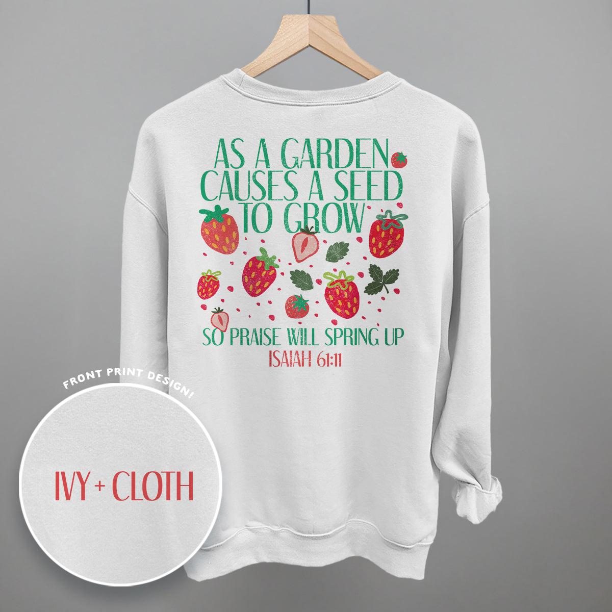 So Praise Will Spring Up (Back Print)