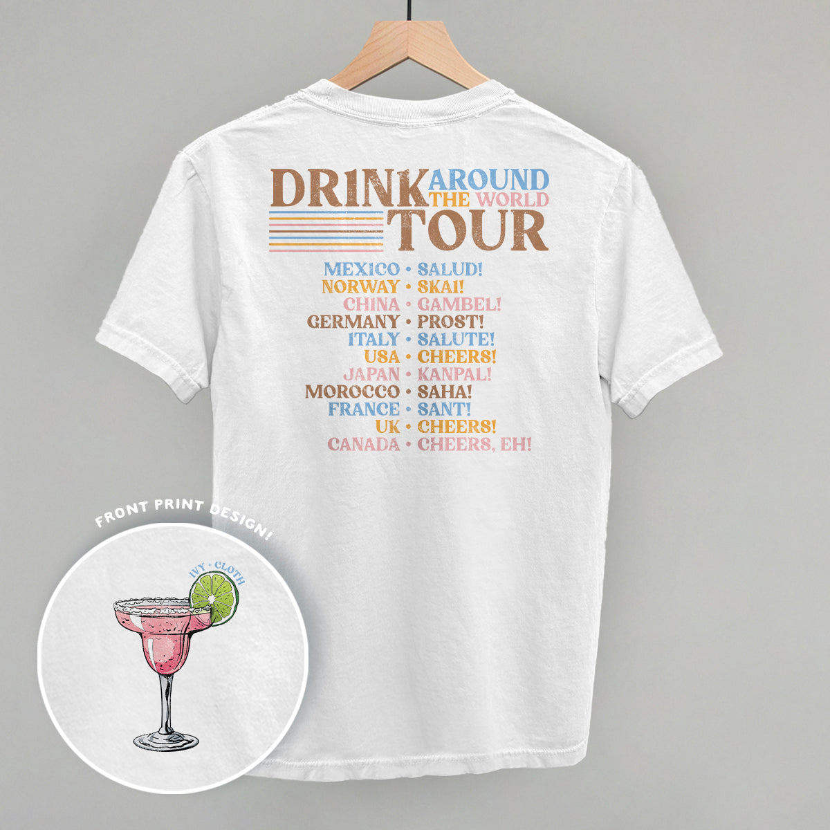 Drink Around The World Tour (Back Print)
