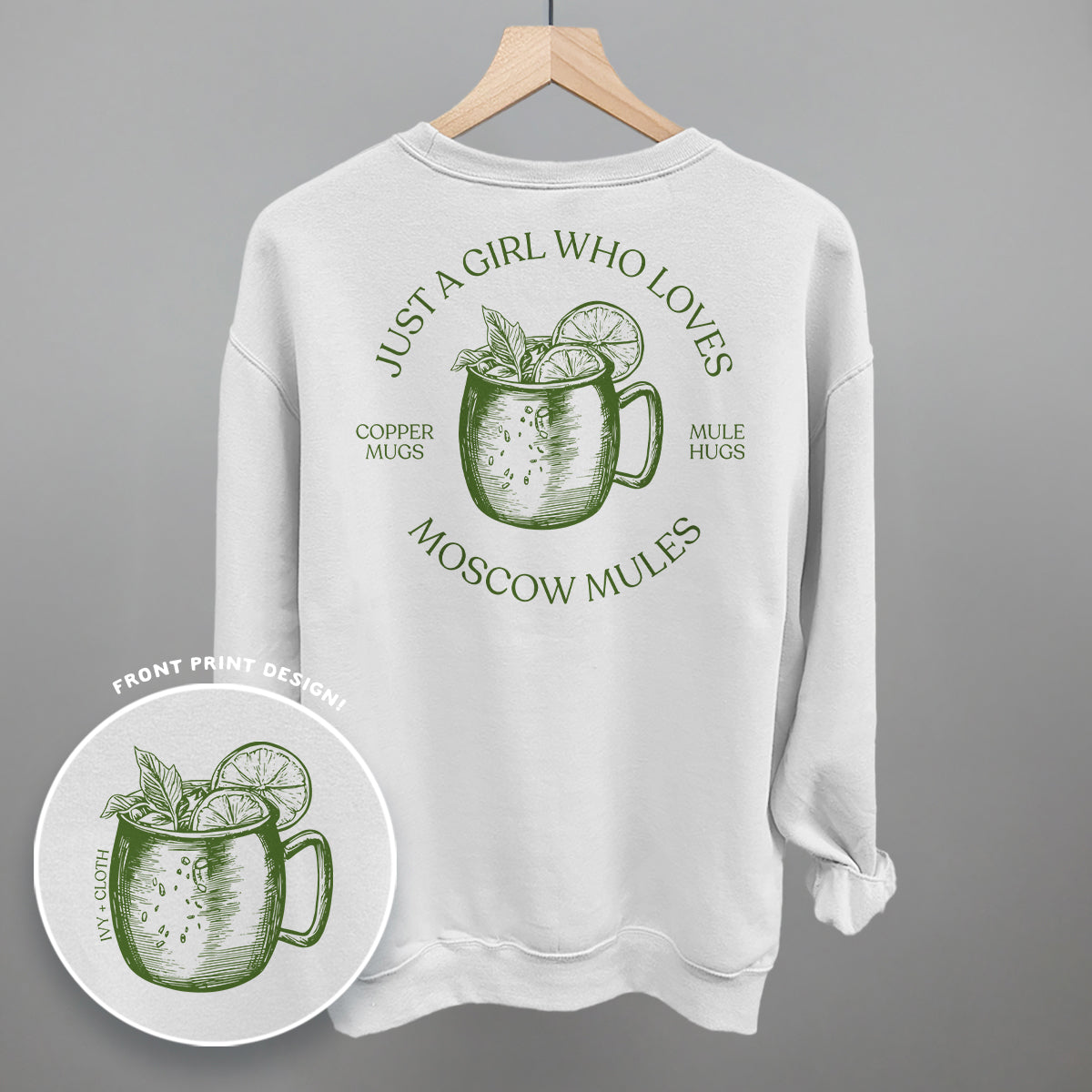 Just A Girl Who Loves Moscow Mules (Back Print)