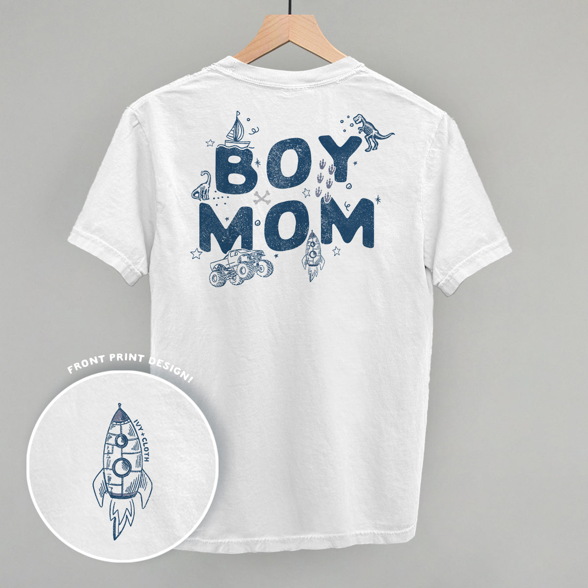 Boy Mom Doodles (Back Print)