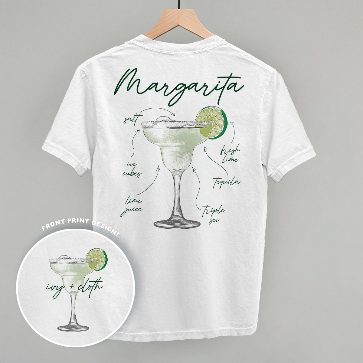 Margarita Recipe (Back Print)